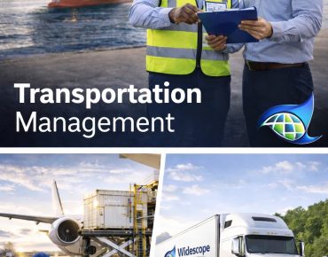 Transportation management across air, sea, and land by widescope international